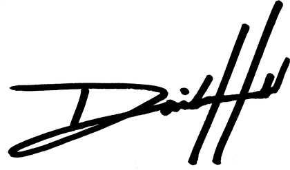 David Hall signature