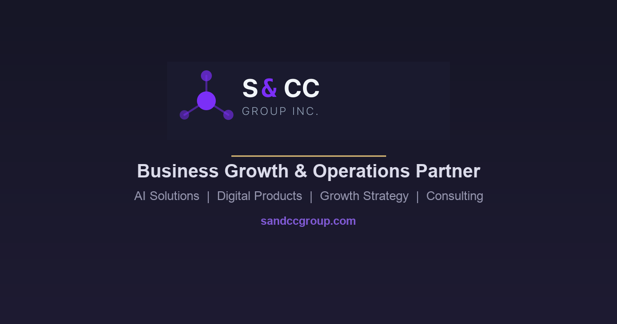 How We Built an AI Content Engine from Scratch | S & CC Group Inc.
